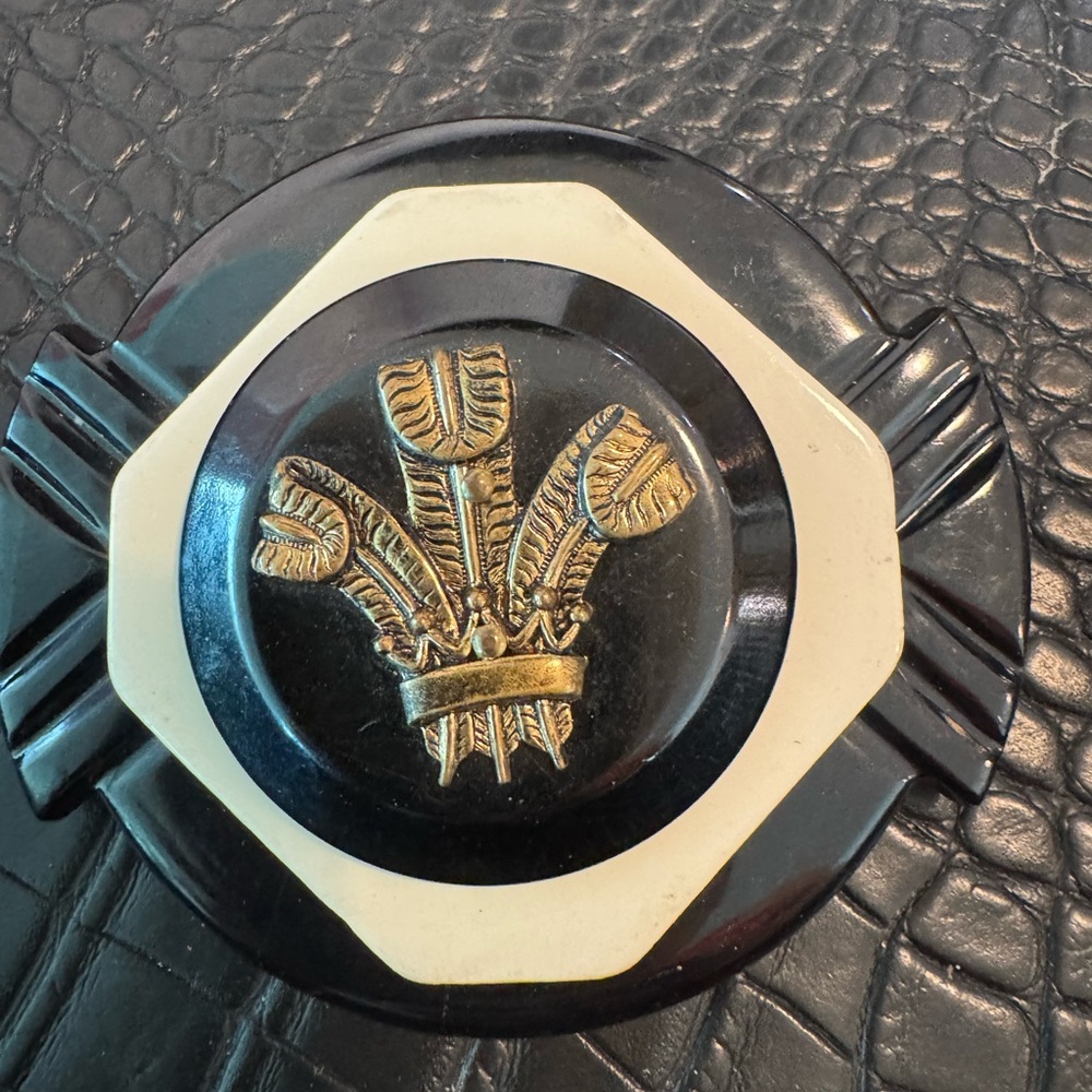 Black and Gold Decorative Emblem
